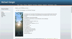 Desktop Screenshot of michael-gienger.de