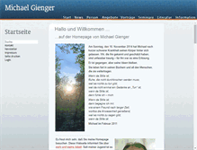 Tablet Screenshot of michael-gienger.de